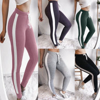 2019 New Women Workout Pants Skinny Slim Fitness Leggings Clothes High Waist Printing Cotton Leggings