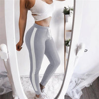 2019 New Women Workout Pants Skinny Slim Fitness Leggings Clothes High Waist Printing Cotton Leggings