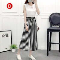 Womens Wide Leg High Waist Casual Summer Thin Pants Loose Culottes Trousers NYZ Shop